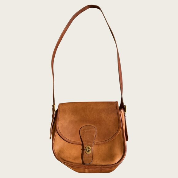 Coach Vintage Crossbody Bag 1980s - Tan - Gently Used, Great Condition - Picture 1 of 6